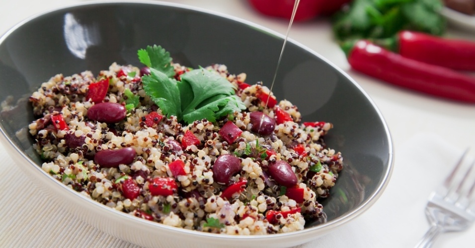 Salada de Quinoa e Goji Berry