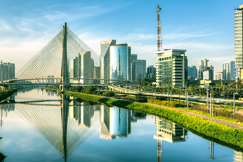 Rio pinheiros em são paulo