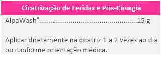 AlpaWash no processo de cicatrização e feridas